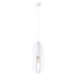 NICUS 1 lampe suspendue blanche + 1x ampoule LED E27 4000K froide 7,5W 690lm