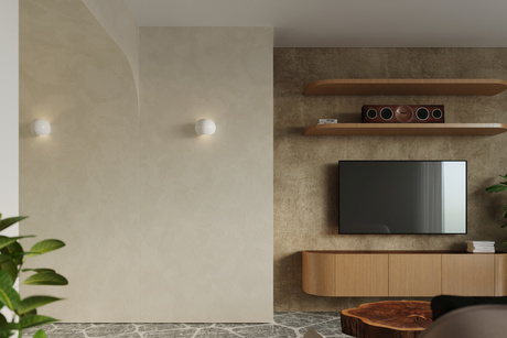 GLOBE applique laquée blanc brillant + 1x ampoule LED E27 3000K Warm 7.5W 620lm