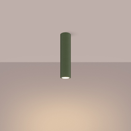 Plafonnier KARBON 30 vert olive