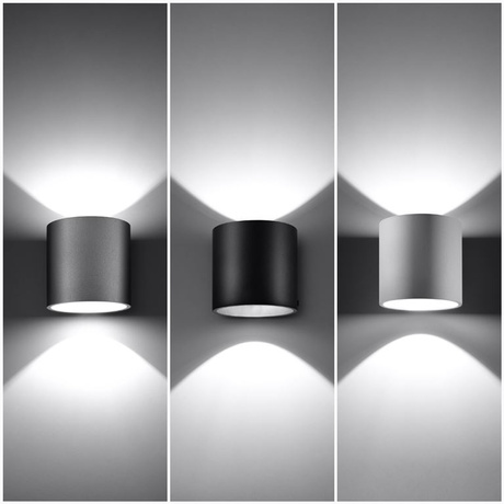 Applique ORBIS gris + 1x ampoule LED G9 4000K Cold 4.5W 530lm