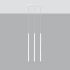 Lampe pendante PASTELO 3 blanc