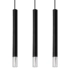 Lampe pendante WEZYR 3 noir