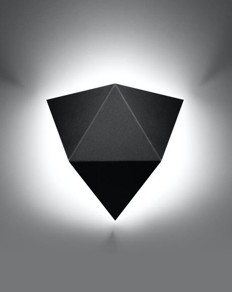 Applique SOLIDO noir + 1x ampoule LED G9 4000K Cold 4.5W 530lm