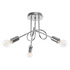 Lustre SUPEŁ 3 chromes + 3X ampoules LED E27 3000K 7W 760lm