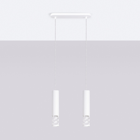 Lampe suspendue LIRO 2 blanc