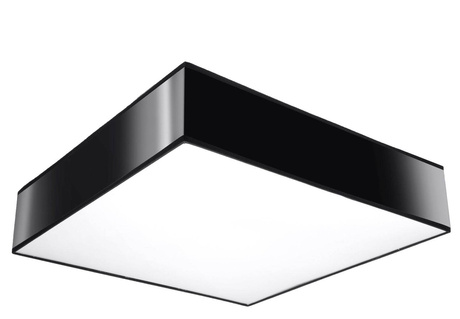 Plafond HORUS 45 BLACK + 3x ampoule LED E27 3000K Warm 7.5W 620lm
