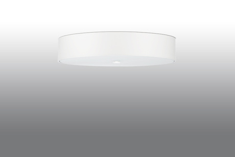 Plafond SKALA 70 blanc + 6x ampoule LED E27 3000K Warm 7.5W 620lm