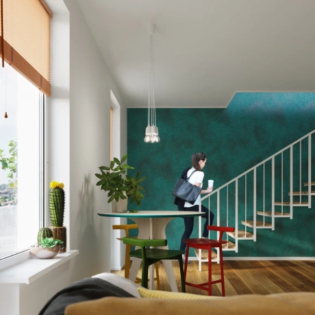 Lampe suspendue DIEGO 5 blanc