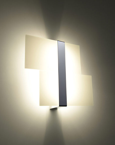 Applique MASSIMO chrome + 2x ampoule LED G9 4000K Cold 4.5W 530lm