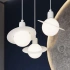 Lampe suspendue HYPERION 1 blanc