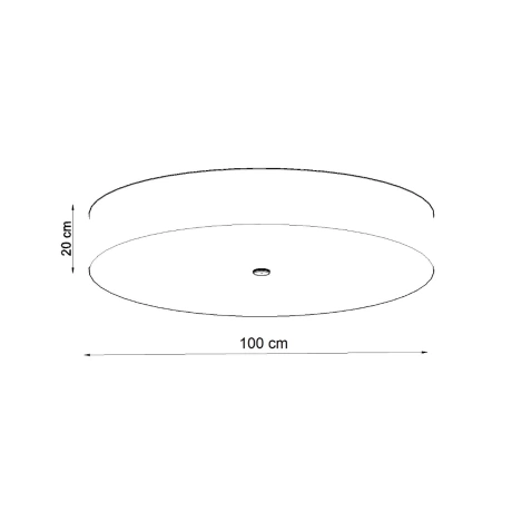 Plafonnier SKALA 100 blanc
