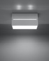 Plafond LOBO MAXI blanc + 2x ampoule LED G9 3000K Warm 4.5W 510lm