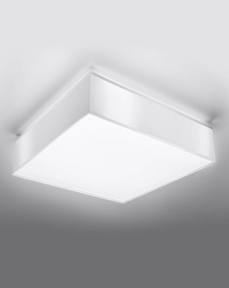 Plafond HORUS 35 BLANC + 2x ampoule LED E27 4000K Froid 7.5W 650lm