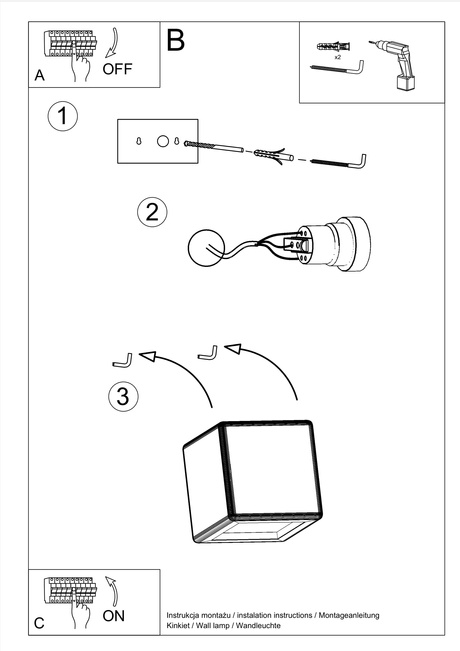 NESTA applique en céramique blanche + 1x ampoule LED E27 3000K Warm 7.5W 620lm