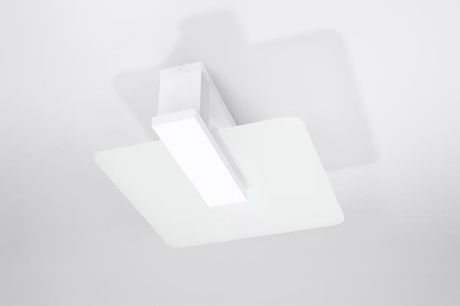 Plafond LAPPO blanc + 2x ampoule LED E27 3000K Warm 7.5W 620lm