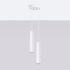 Lampe suspendue LAGOS 2P blanc