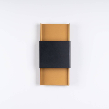 Applique DURLIN or/noir + 2x ampoule LED G9 3000K chaude 4.5W 450lm