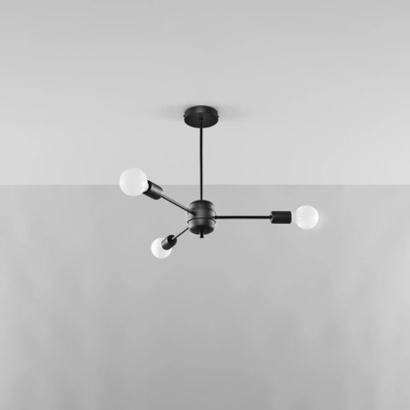 Lustre LANGO 3 noir