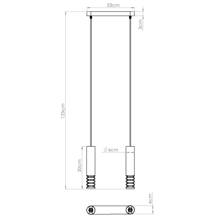 Lampe suspendue LAMI 2 blanc