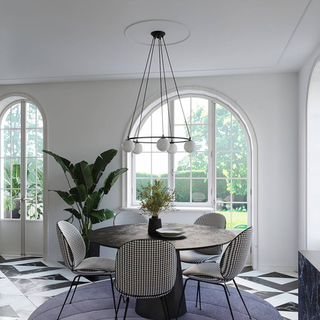 Lustre YOLI 3 + 3x ampoule LED G9 4000K Cold 4.5W 460lm