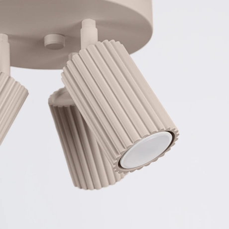 Plafonnier KARBON 3P taupe