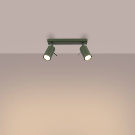 Plafonnier RING 2 vert olive