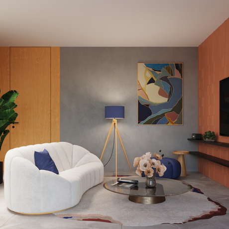 Lampadaire NATT navy