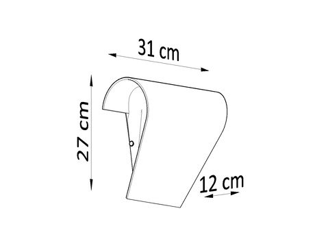Applique CLINO 2 + 2x ampoule LED E27 4000K Froid 7.5W 650lm
