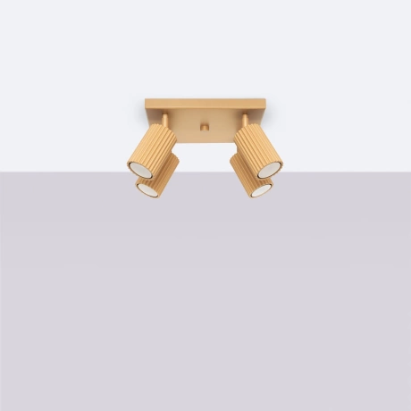 Plafonnier KARBON 4 or