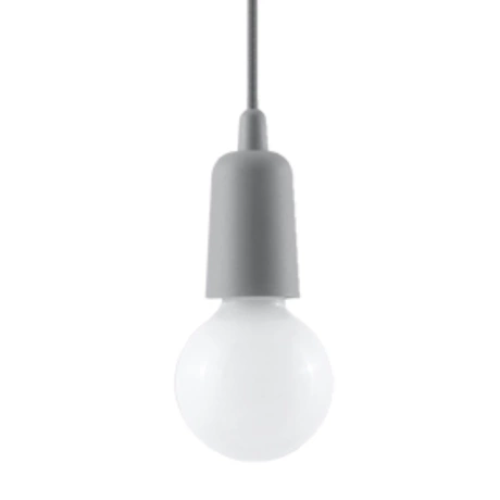 Lampe suspendue DIEGO 1 gris