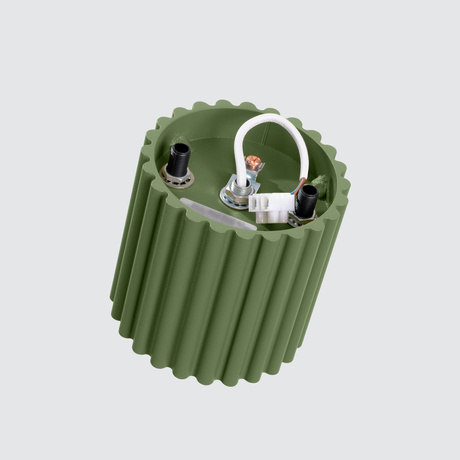 Plafonnier AURA 1 vert olive GU10