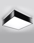 Plafond HORUS 35 BLACK + 2x ampoule LED E27 3000K Warm 7.5W 620lm