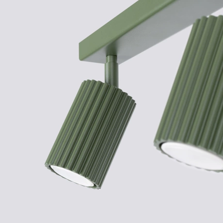 Plafonnier KARBON 3L vert olive