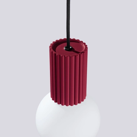 Lampe suspendue HALO 1 bordeaux