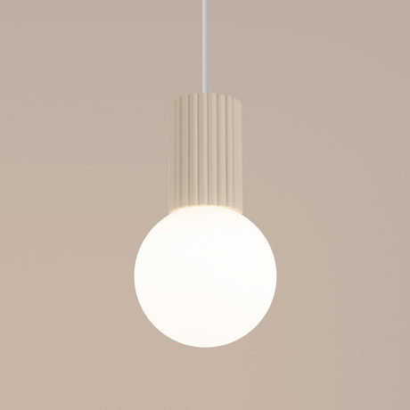 Lampe suspendue HALO 1 beige