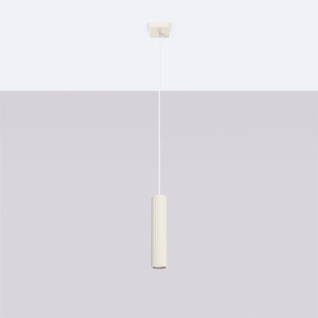 Lampe suspendue KARBON 1 beige