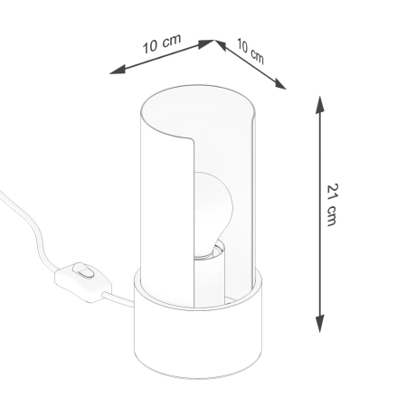 Lampe à poser FLASH blanc