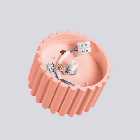 Plafonnier AURA 1 peach Gx53