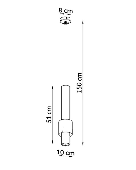 Lampa wisząca SHIRAZ biała