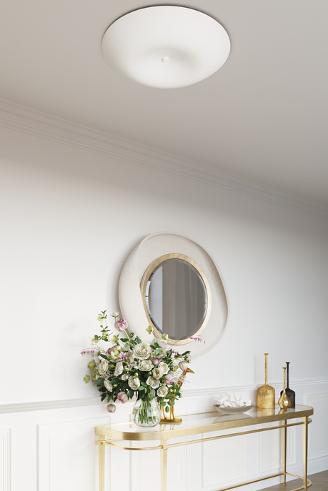 Plafond FUSION 430 + 4x ampoule LED E27 4000K Froid 7.5W 650lm