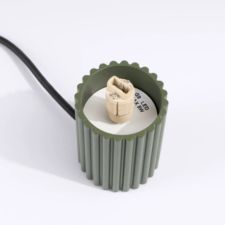 Lampe à poser HALO vert olive