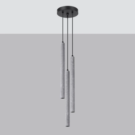 Lampe pendante PASTELO 3P béton