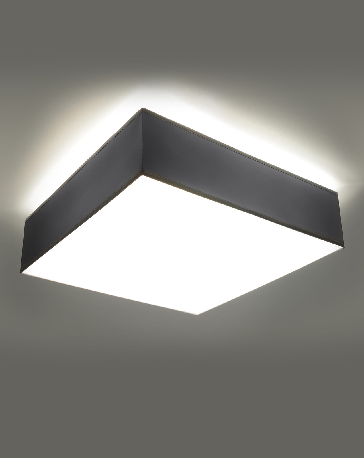 Plafond HORUS 35 GREY + 2x ampoule LED E27 4000K Cold 7.5W 650lm