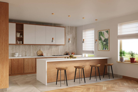 QUBIC lampe suspendue grise + 1x ampoule LED E27 4000K froide 7,5W 650lm