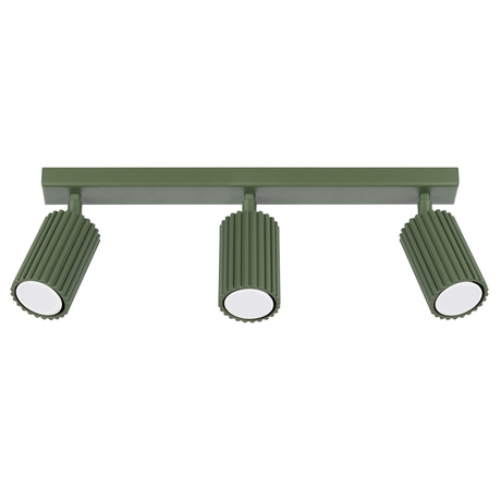 Plafonnier KARBON 3L vert olive