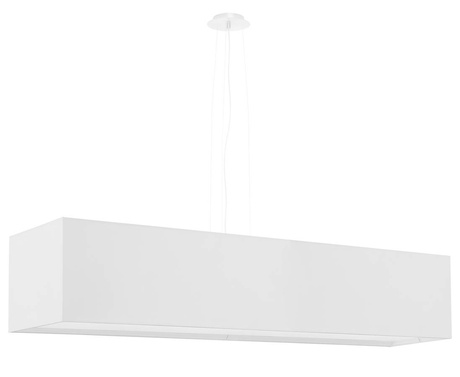 Lustre SANTA 120 blanc + 5x ampoule LED E27 3000K Warm 7.5W 620lm