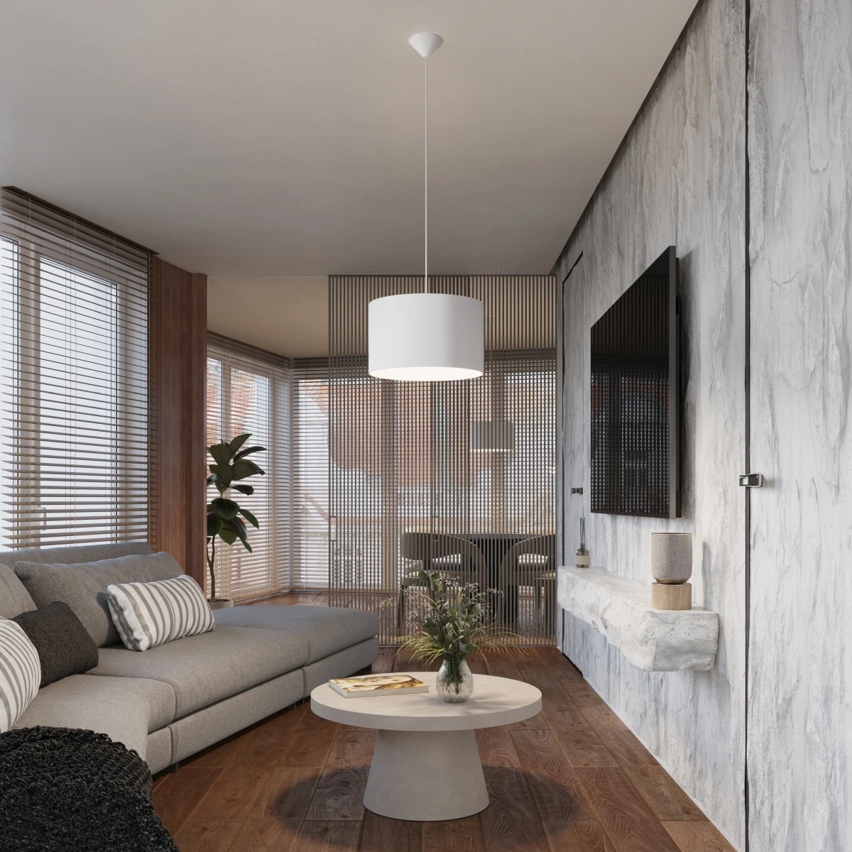 Lampe suspendue NOVA 40 blanc