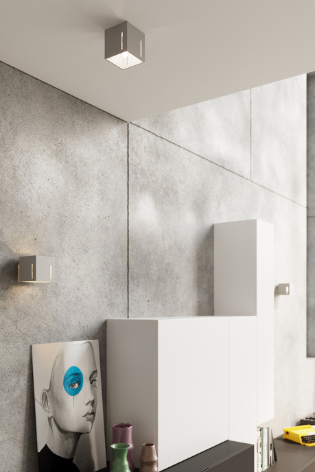 Applique PIXAR grise + 1x ampoule LED G9 3000K Warm 4.5W 510lm