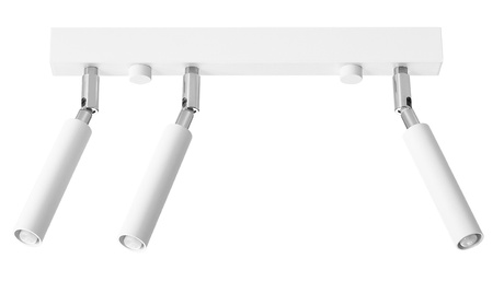 Plafond EYETECH 3 blanc + 3x ampoule LED G9 4000K froide 4.5W 530lm