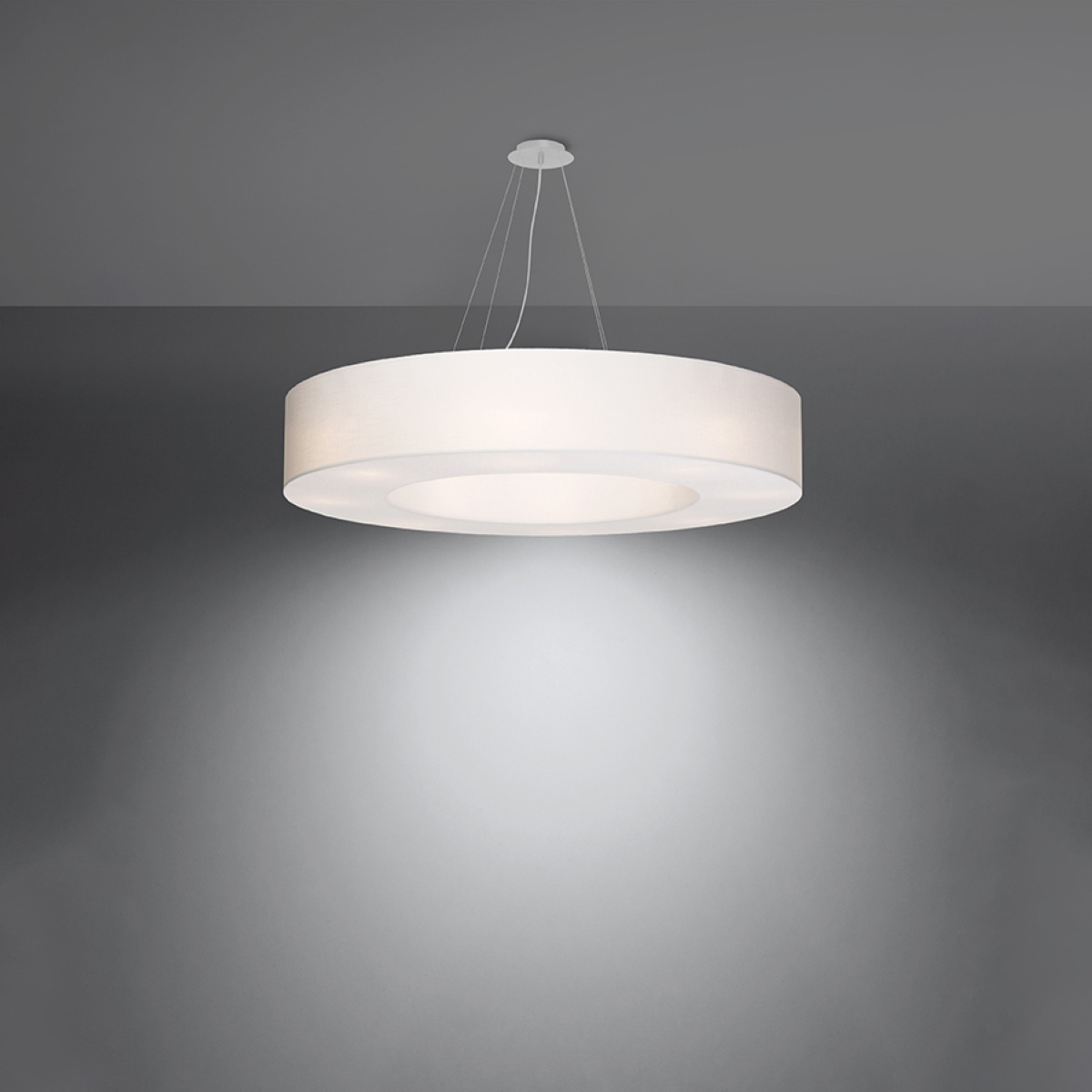 Lustre SATURNO 90 blanc